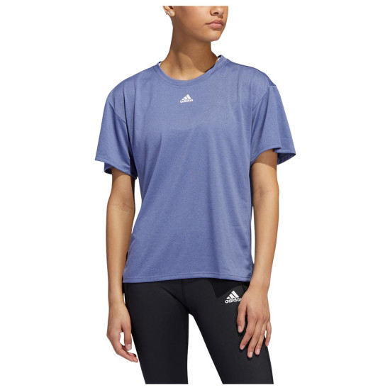 Adidas Γυναικεία κοντομάνικη μπλούζα Training 3-Stripes Aeroready Tee